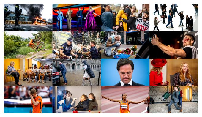 Een selectie van de gemaakte foto's door (freelance) ANP-fotografen in 2021.